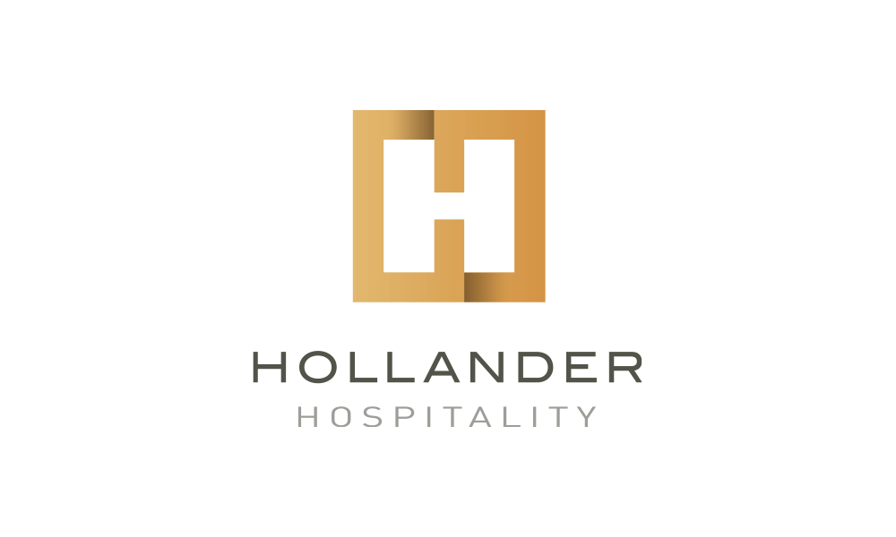 Hollander Hospitality logo &mdash; brand identity by McCoy Creative