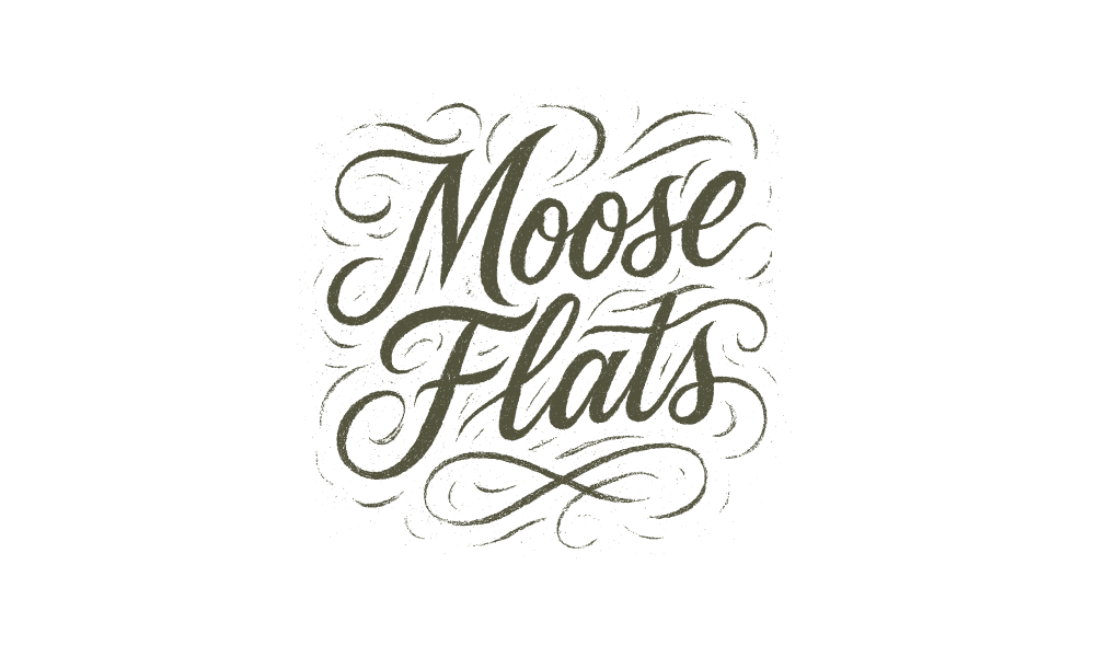Moose Flats Flyfishing logo &mdash; brand identity by McCoy Creative