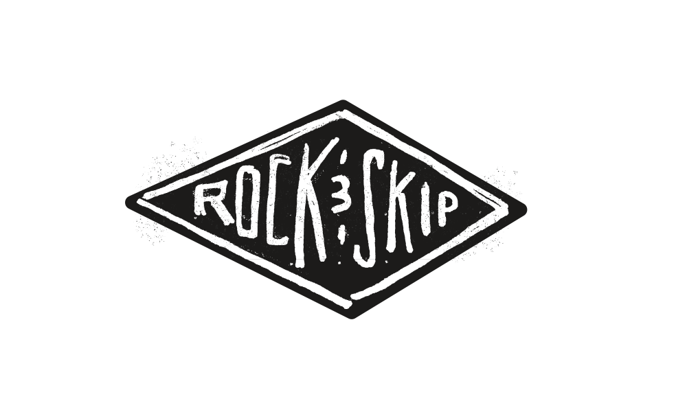Rock And Skip logo &mdash; brand identity by McCoy Creative
