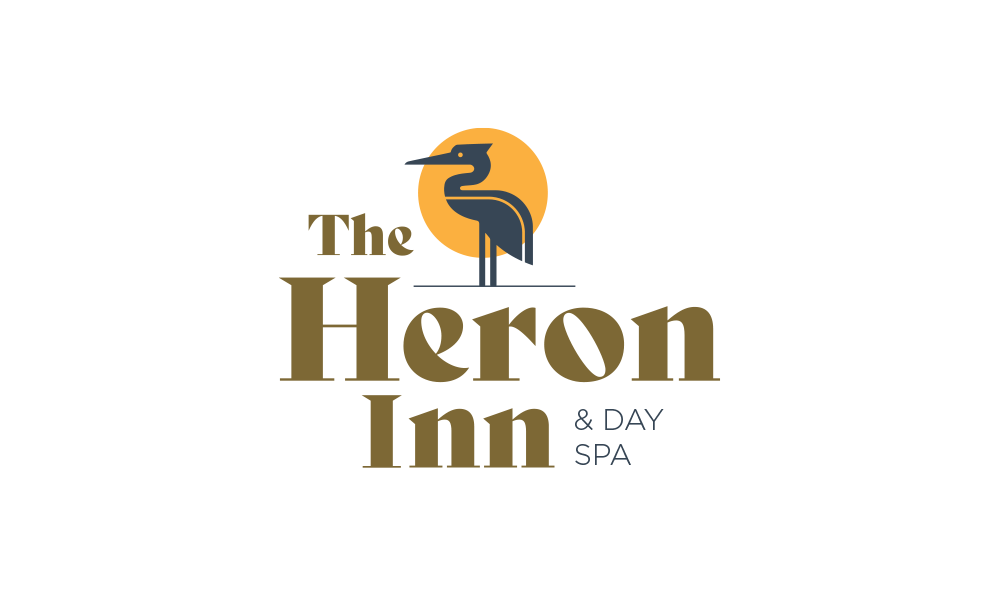 The Heron Inn logo &mdash; brand identity by McCoy Creative
