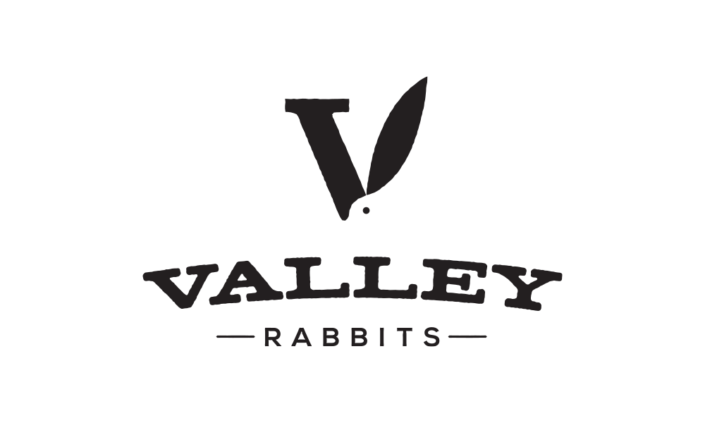 Valley Rabbits logo &mdash; brand identity by McCoy Creative