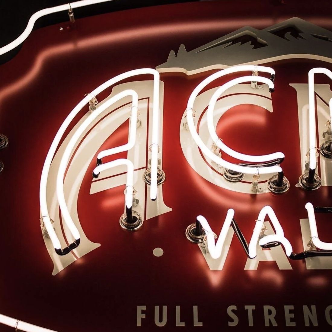 Acme Ice Cream neon sign