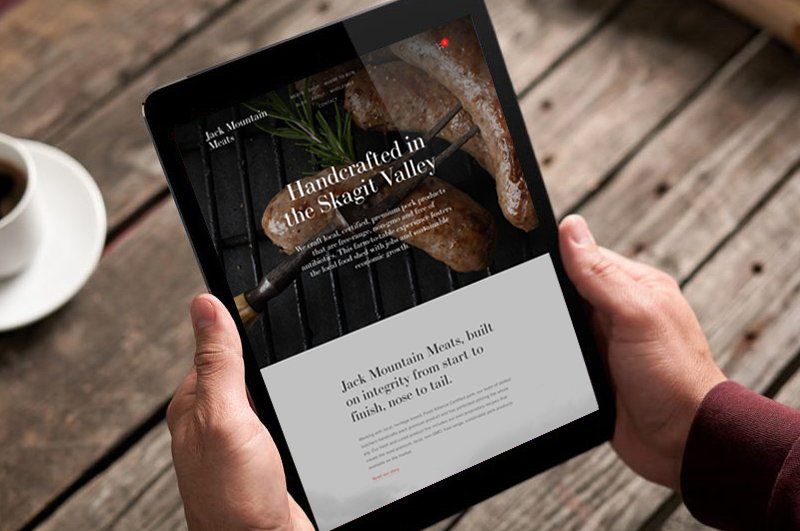 Jack Mountain Meats branding and packaging by McCoy Creative