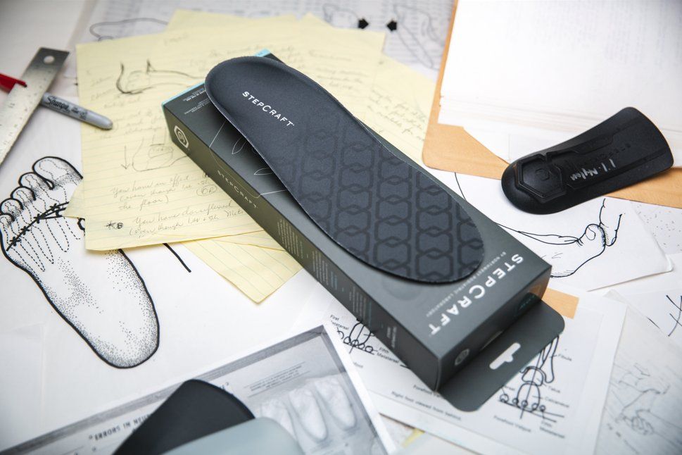 StepCraft insole packaging and retail — McCoy Creative