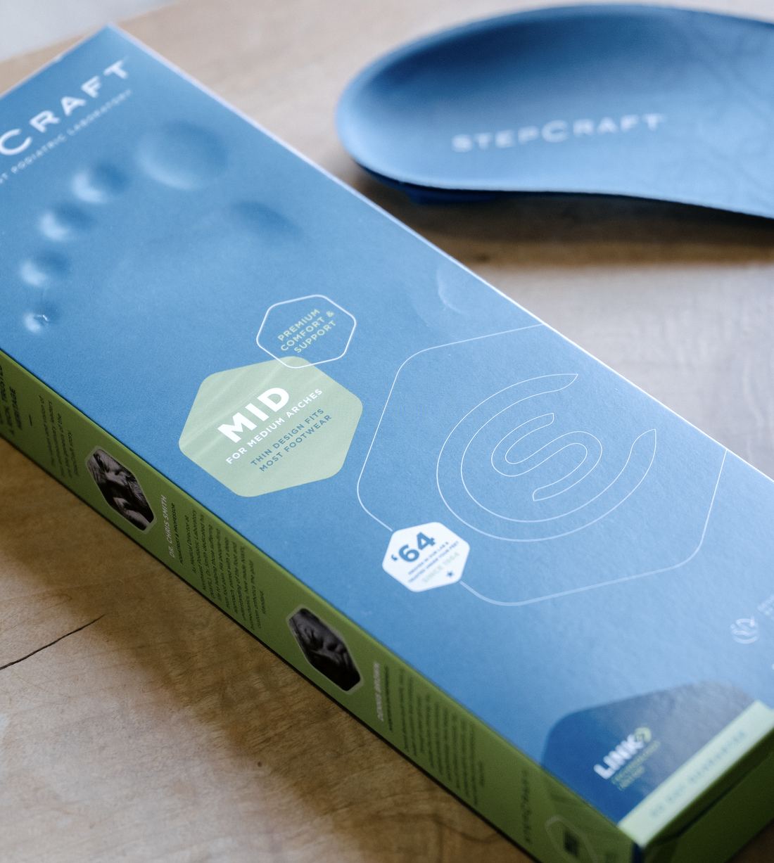 StepCraft insole packaging